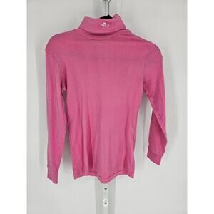 Allen A Women's Pink Long Sleeve Turtle Neck Top Size M